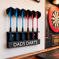 Personalised 6 Darts Holder Wall Mount – Custom Dart Display & Storage Rack