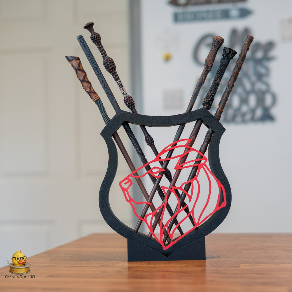 Wizard Wand Display Stand Set – Wall Mounted & Free Standing 6 Wand Holder