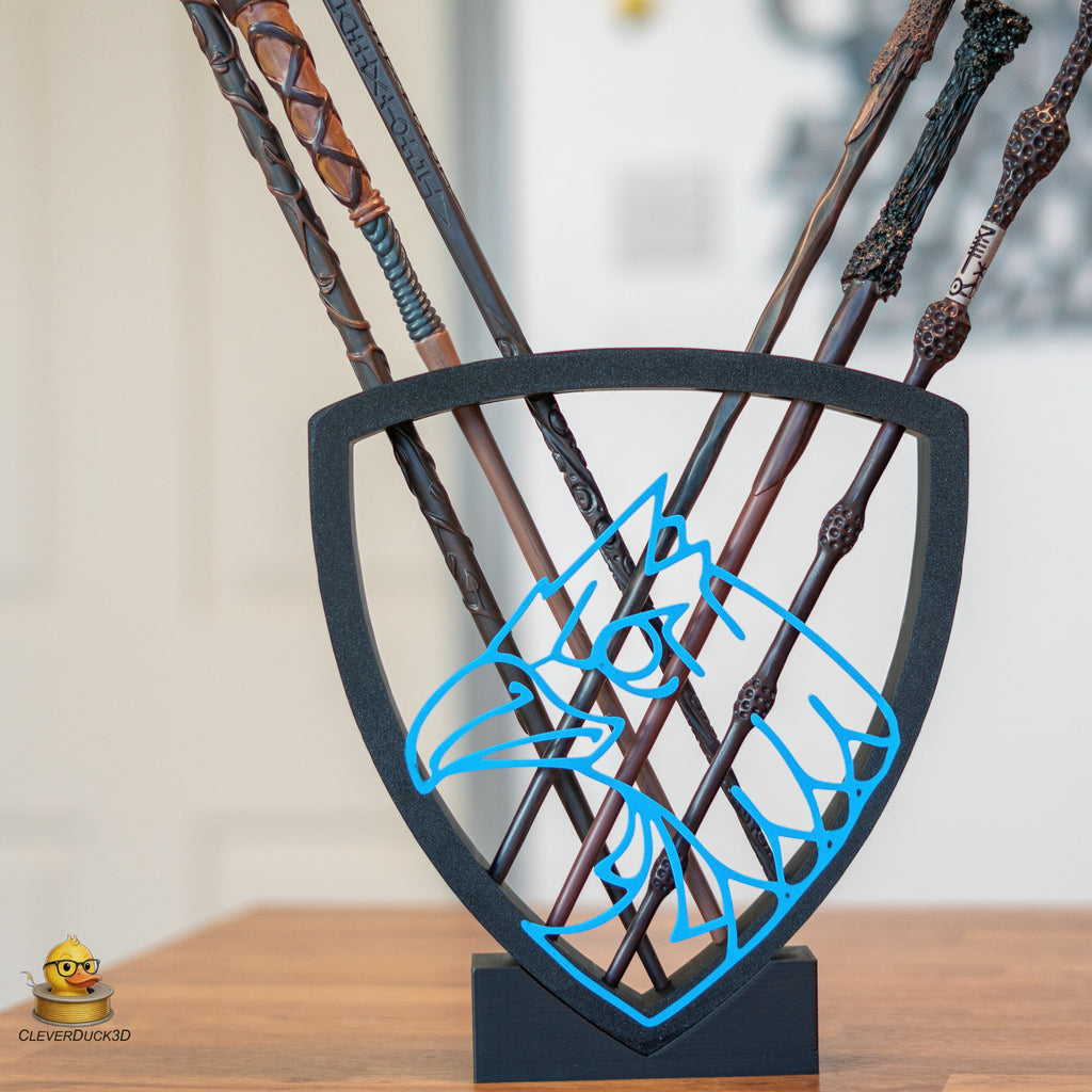 Wizard Wand Display Stand Set – Wall Mounted & Free Standing 6 Wand Holder