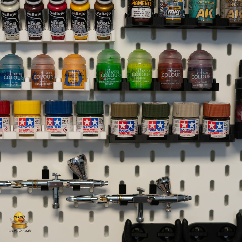Tamiya 10ml Paint Holder for IKEA Skadis Pegboard