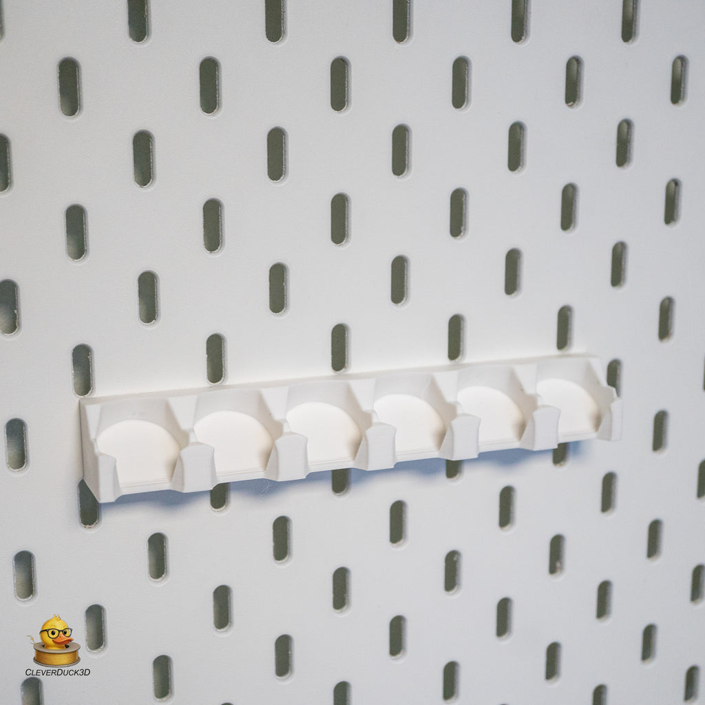 Vallejo Paint Holder Rack Tilted  for IKEA Skadis Pegboard