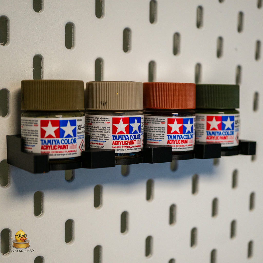 Tamiya 10ml Paint Holder for IKEA Skadis Pegboard