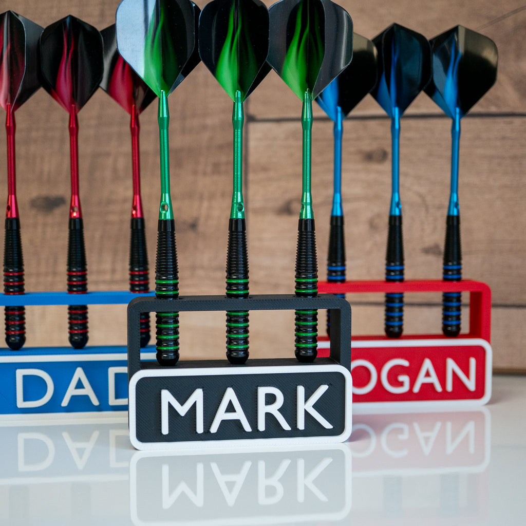 Personalised 3 Dart Holder | Free Standing Dart Stand