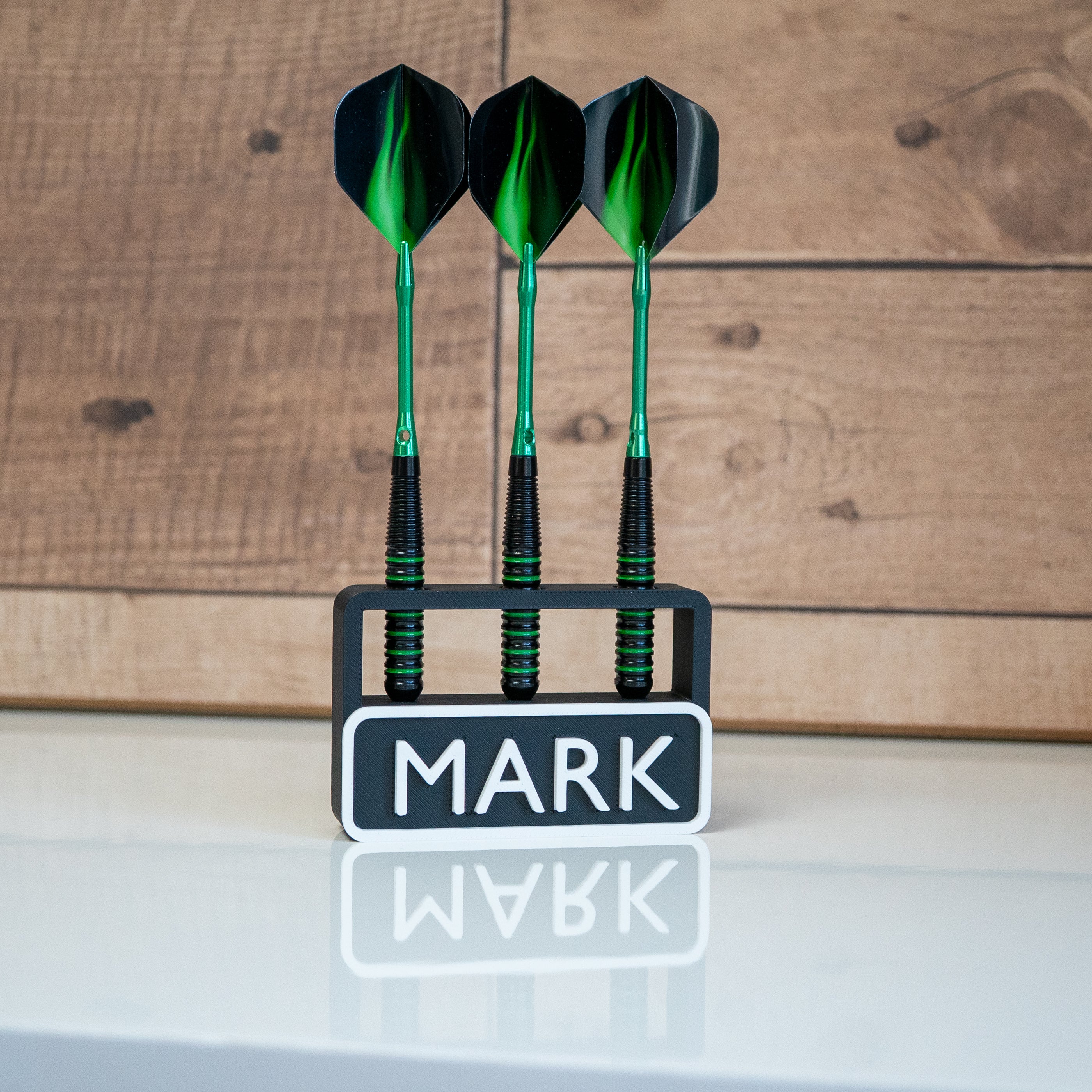 Personalised 3 Dart Holder | Free Standing Dart Stand