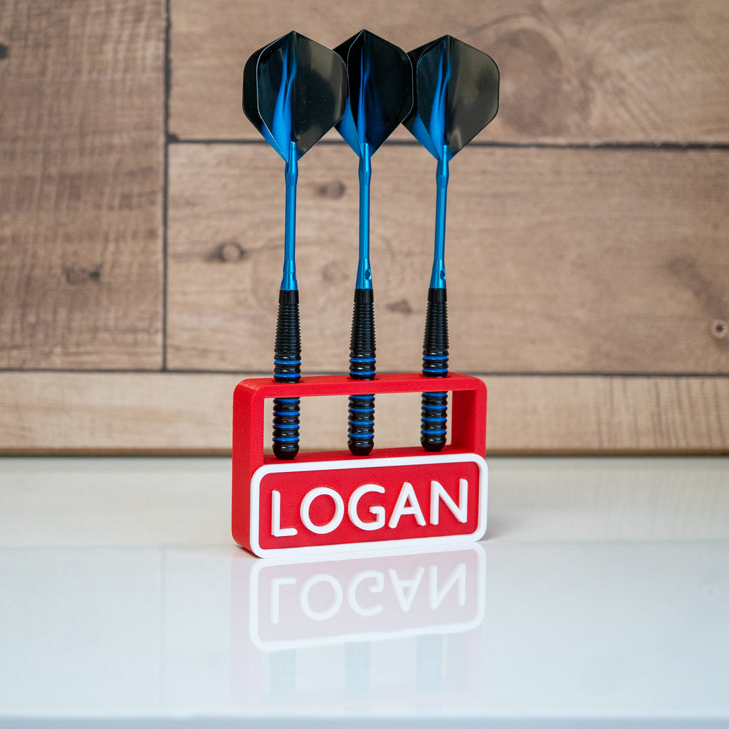 Personalised 3 Dart Holder | Free Standing Dart Stand
