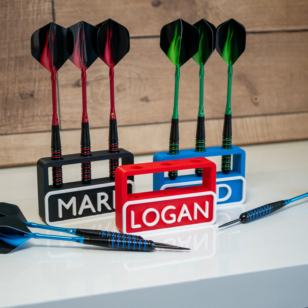 Personalised 3 Dart Holder | Free Standing Dart Stand