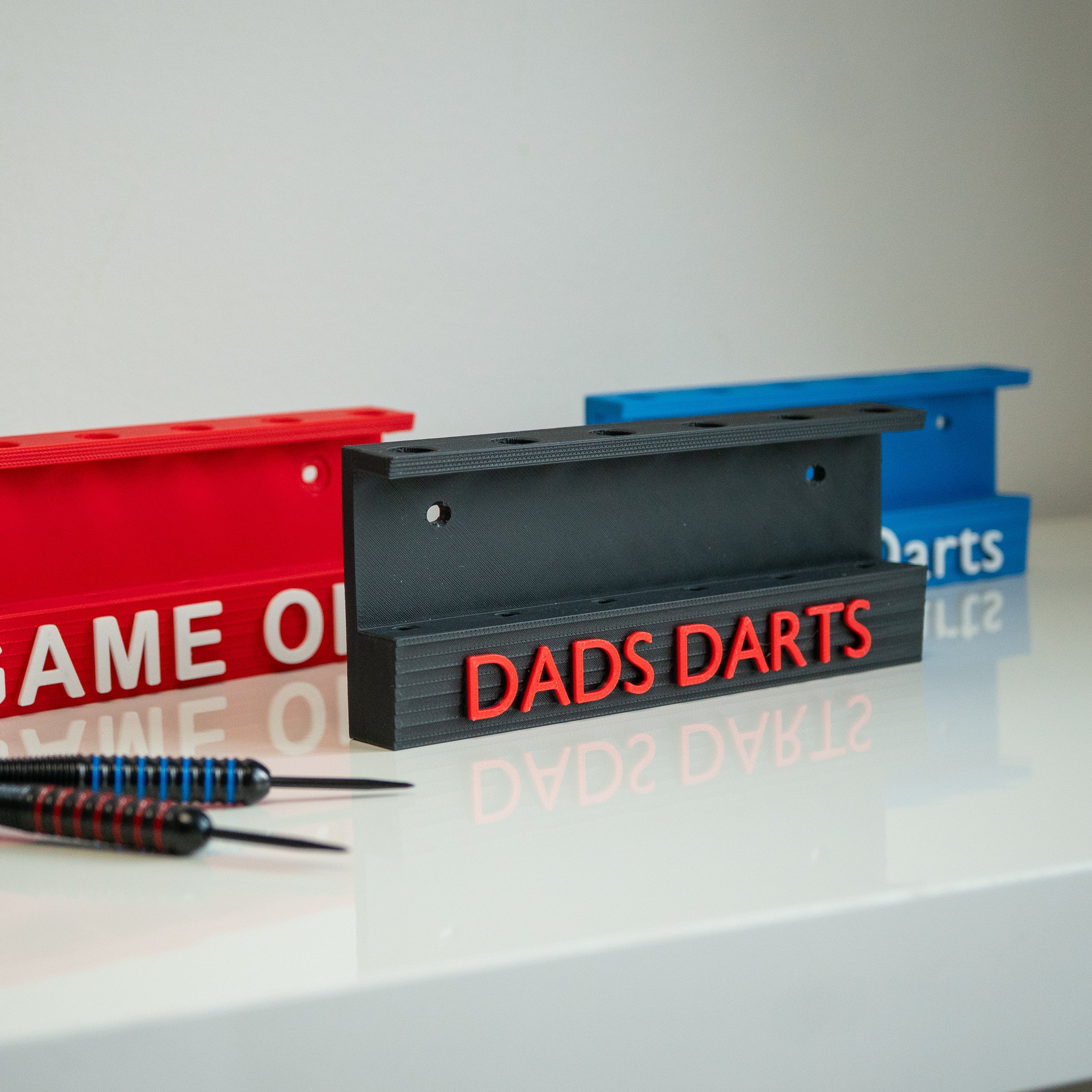 Personalised 6 Darts Holder Wall Mount – Custom Dart Display & Storage Rack