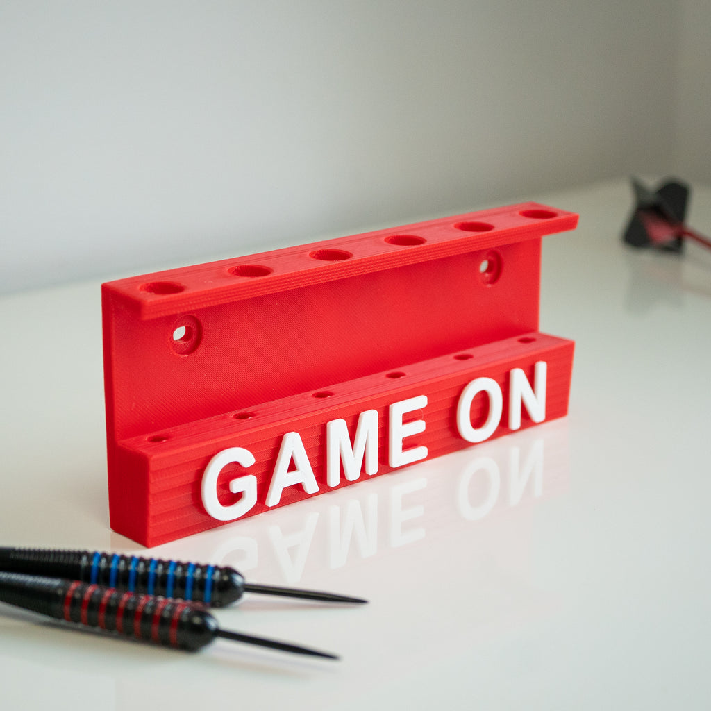 Personalised 6 Darts Holder Wall Mount – Custom Dart Display & Storage Rack